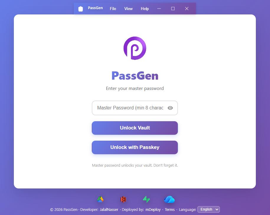 PassGen Vault APP